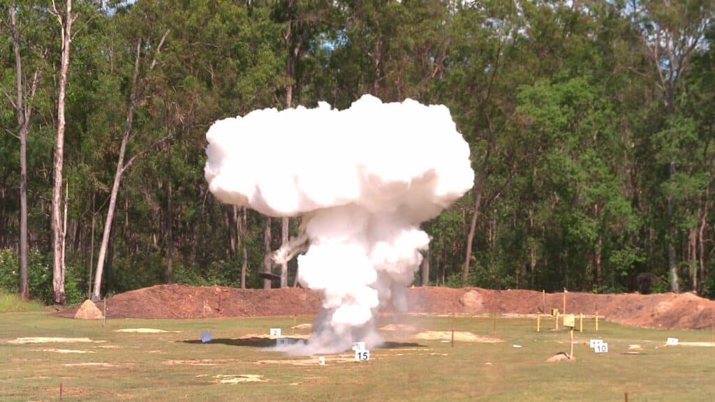 Danger of explosives on full display - Safe To Work