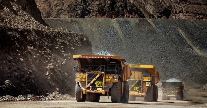 Haul trucks mining
